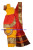 Bharathanatyam Dance Costume Readymade Yellow and Red