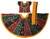 Colorful Cotton Lehenga / Gagra Choli for Bollywood dance  Colorful Cotton Lehenga / Gagra Choli for Bollywood dance