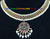 Dance Jewelry Choker with maroon stones and art pearls Dance Jewelry Choker with maroon stones and art pearls