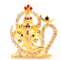 Gold Aum Ganesh for Car Dashboard and Gifts GN05
