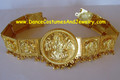 Dance Jewelry Golden Round Lakshmi Belt