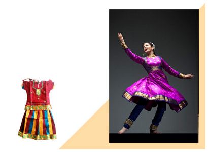 BLUE RED 36 inchs Pant Length Bharatanatyam Copper Zari Dance Costume – Classical  Dance Jewelry