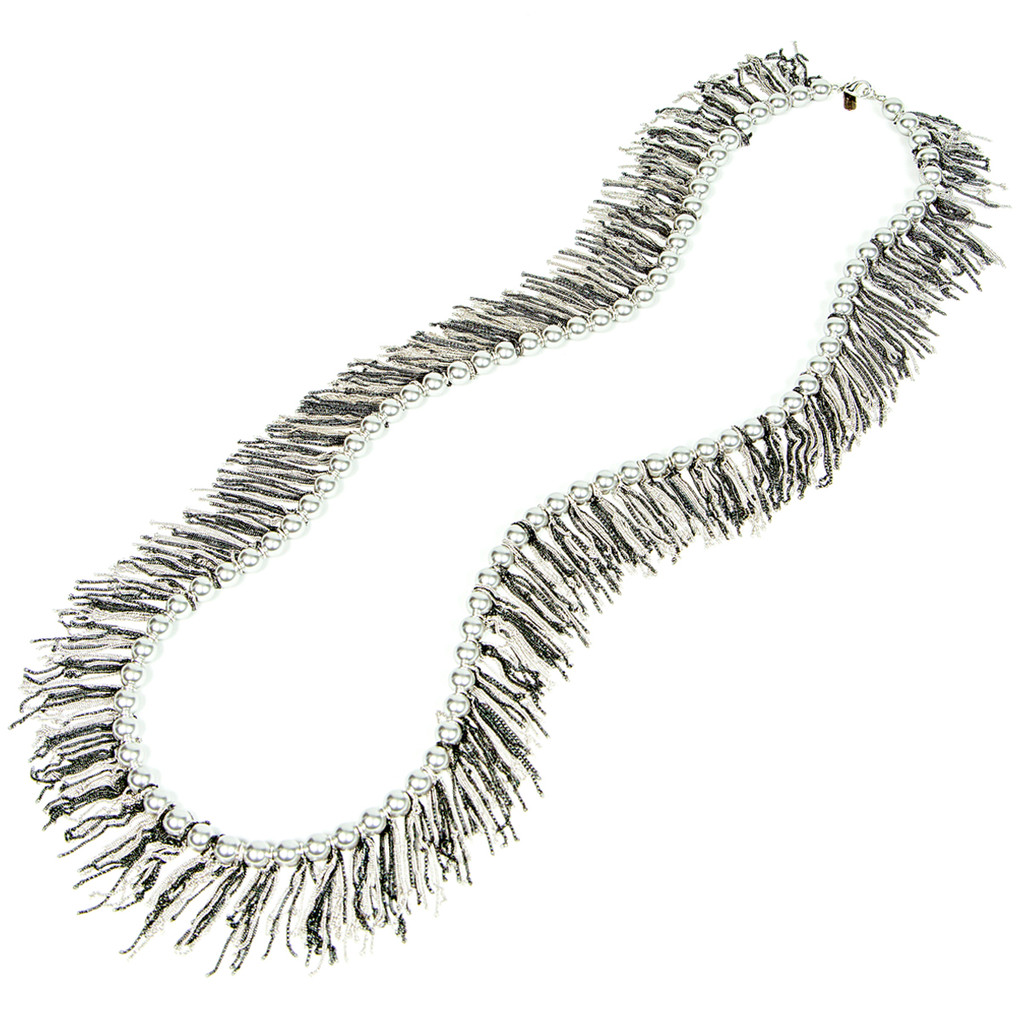 Light Grey/Rhodium and Gunmetal