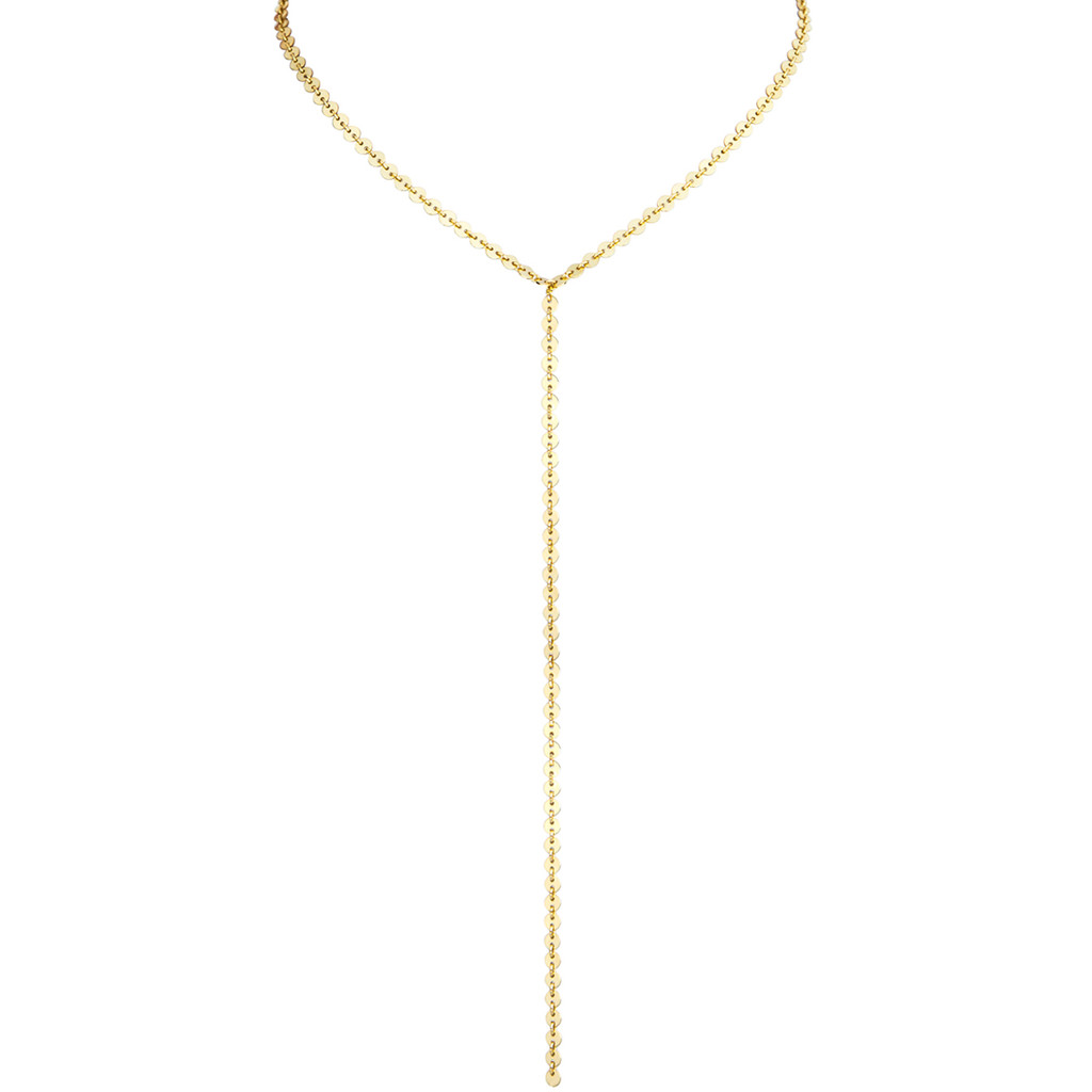 Yellow Gold Plated Mini Palette Lariat