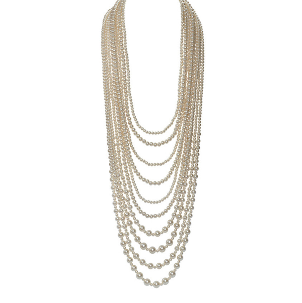 Pearl and Sapphire Long Chain Necklace, Louis Tamis and Sons Beekman New  York - Fine Jewelry Rental Service