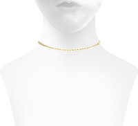 Yellow Gold Plated Shown on Neck