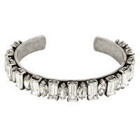 Antique Rhodium Plated Kay Cuff