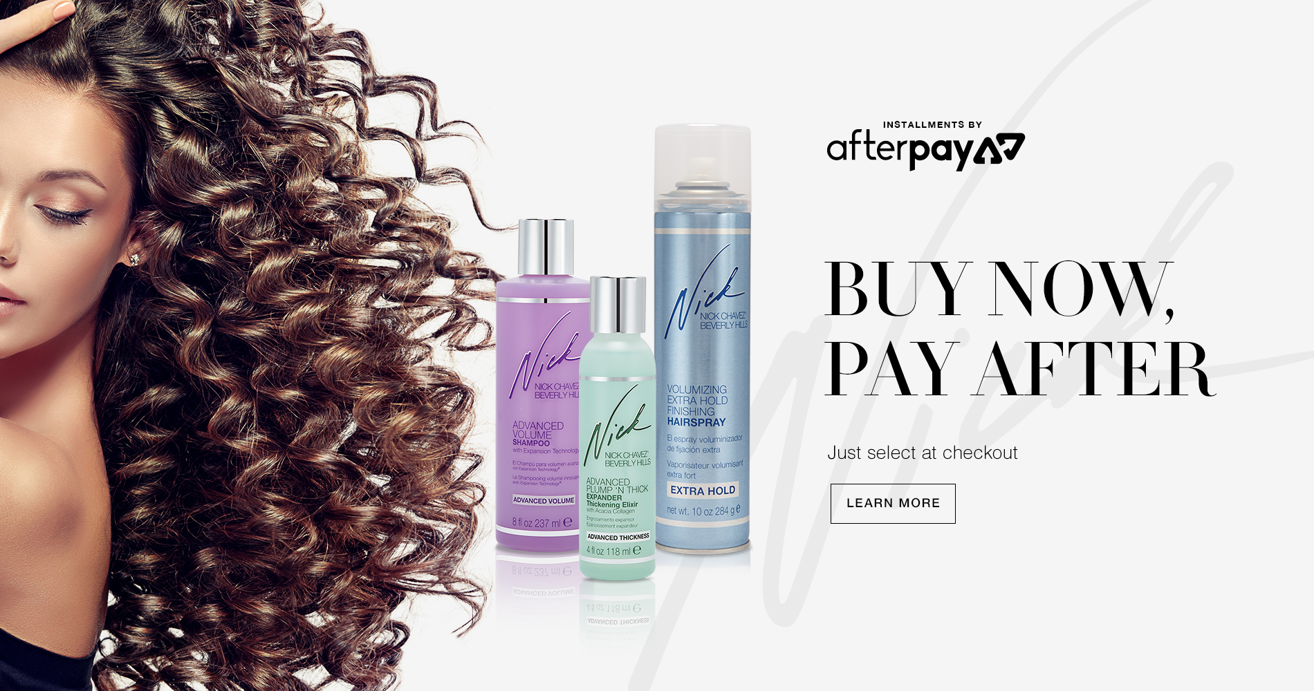 LOVE THE WAY YOU PAY WITH AFTERPAY! - Nick Chavez Beverly Hills