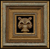 SkullShroom Cat framed