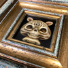 SkullShroom Cat framed