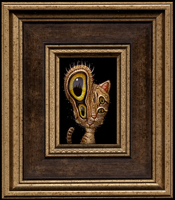 Cat 017 framed