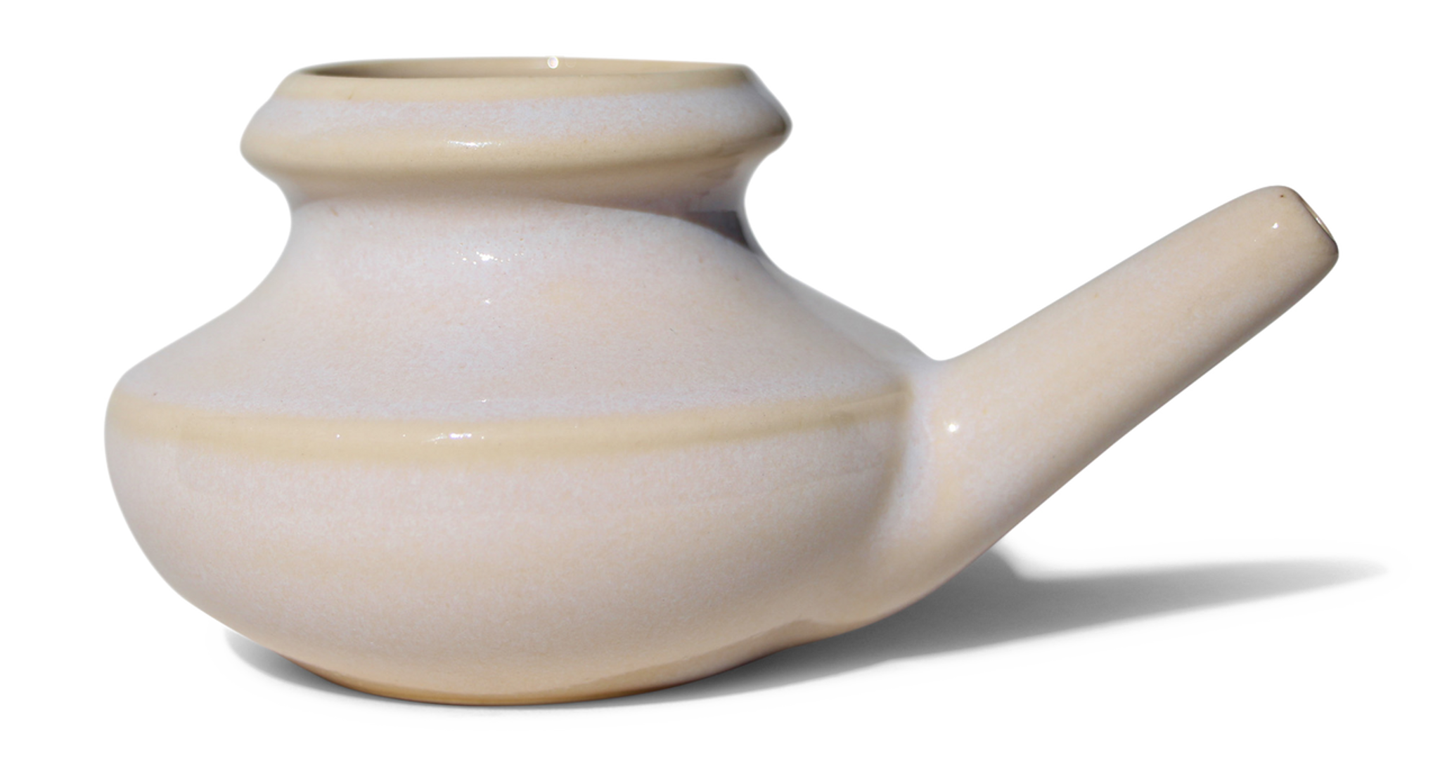 Baraka Handmade Ceramic Neti Pot Assorted Colors 