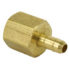 ALKON - 1/4" HOSE BARB - 1/8" FEMALE NPT STRAIGHT: 05-BFB14-2-B