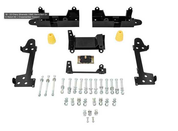 19-26 GM1500 Bolt On Frame & Support C Notch - GM1500-1926-CNO