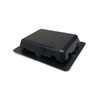 4" x 5" self-adhesive shrink wrap vent shown from an angled side view