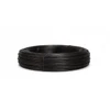Front view of black annealed box wire coil with securing ties