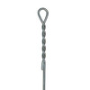 13" x 14 ft. Single Loop Galvanized Bale Ties – 250/Bundle (13 Gauge)