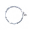 12" x 18 ft. Single Loop Galvanized Bale Ties – 125/Bundle (12 Gauge)