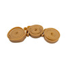 Encore 3/4" x 56" Pallet Stretch Bands rolled for compact storage and handling
