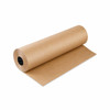 Recycled natural kraft paper roll for void fill, wrapping and protective packaging
