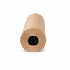 Front view of recycled natural kraft paper roll for protective packaging and void fill