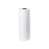 Large white butcher paper roll standing upright with center core visible