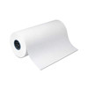 White freezer paper roll partially unrolled on a clean white background