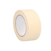 Industrial Grade Masking Tape, 3" x 60 yd, angled view showing wide beige tape roll and cardboard core