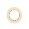 Industrial Grade Masking Tape, 3" x 60 yd, front view showing full beige tape roll and center core