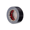Select Grade Duct Tape, Black, 2" x 60 yd, angled view showing black tape surface and inner core
