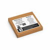 Top angled view of Complete Packaging Products stainless steel strapping self-dispensing box, Type 304 grade