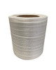 1/2" x 600'  woven polyester cord strapping roll – top view showing cardboard core