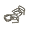 1/2" Square Heavy-Duty Wire Strapping Buckles for PP, PET & Woven Cord Strapping (1000/Box)