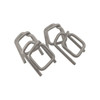 5/8" Standard-Duty Phosphate-Coated Notched Wire Buckles for Poly Cord & Bonded Polyester Strapping (1000/Box)
