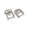 3/4" Galvanized Steel Strapping Buckles - 2083