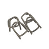 Leicatex 3/4" Notched Regular-Duty Wire Strapping Buckles - For Composite Cord Strapping (1000/Box)