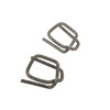 Leicatex 3/4" Notched Regular-Duty Wire Strapping Buckles - For Composite Cord Strapping (1000/Box)