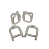 1-1/4" to 1-1/2" Galvanized Heavy-Duty Wire Buckles for Composite Cord Strapping (250/Box)