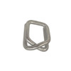 1-1/4" to 1-1/2" Galvanized Heavy-Duty Wire Buckles for Composite Cord Strapping (250/Box)