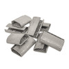 5/8" x 1-1/4" Serrated Semi-Open Strapping Seals – Galvanized Steel, PP/PET Compatible, 1000/Box