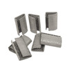 5/8" x 1-1/4" Serrated Semi-Open Strapping Seals – Galvanized Steel, PP/PET Compatible, 1000/Box