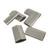5/8" x 1.125" Serrated Steel Strapping Seals – Pusher Type, Galvanized, PP/PET Compatible, 1000/Box