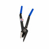 Encore EP-2450 heavy-duty steel strapping cutter displayed vertically with open cutting jaws, long black steel handles, blue vinyl grips, and Made in USA label