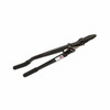 Encore EP-2500 industrial steel banding cutter displayed diagonally with extended black metal handles, rubber grips, reinforced cutting head, and Made in USA label