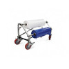 DS-GOCART Mobile Shrink Wrap Dispenser Cart holding two shrink wrap rolls on horizontal roll holders