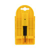 Rear view of Encore EP-280 Utility Knife Blade Dispenser showing internal spring-loaded blade feeding mechanism