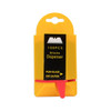 Front view of Encore EP-280 Utility Knife Blade Dispenser with 100-piece blade capacity and red dispensing lever