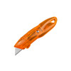 Encore EP-120 Retractable Snap-Off Utility Knife with transparent orange ergonomic handle and exposed blade