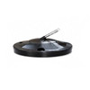 MIP-8300 Floor-Mount Steel Strapping Dispenser for Oscillated Wound Coils – 16" Core, 3" Face Width, Safety Cover