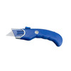 Side view of Encore EP-250 Top-Actuated Self-Retracting Safety Utility Knife showing top blade actuator and extended blade